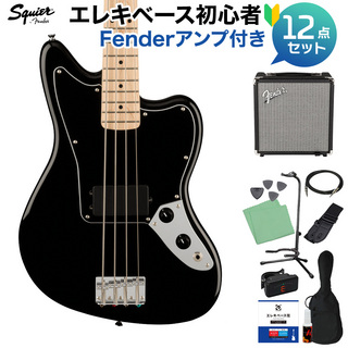Squier by FenderAffinity Series Jaguar Bass H Black ベース 初心者12点セット