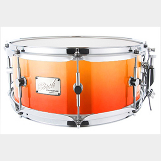 canopus Birch Snare Drum 6.5x14 Orange Fade Mat LQ