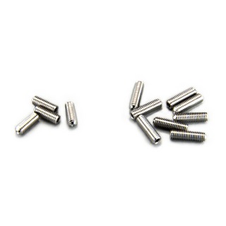 MontreuxSaddle height screw set metric Stainless 12 No.9251 弦高調整用イモネジ