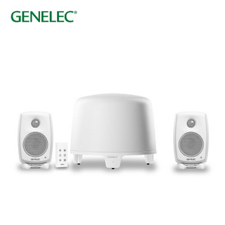 GENELEC G One + F One 2.1ch Home Set (ホワイト) モニタースピーカーサブウーファー お得バンドル
