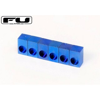 FU-Tone 【PREMIUM OUTLET SALE】 Titanium Saddle Insert Set (6) - BLUE