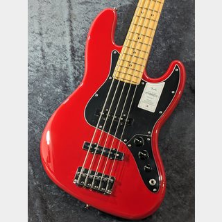 FenderMade in Japan Hybrid II Jazz Bass V Modena Red
