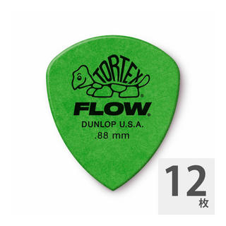 Jim Dunlop Tortex FLOW Standard 0.88mm ギターピック×12枚入り