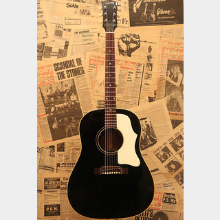 Gibson1968 J-45ADJ "Original Black Finish with Uperberry Bridge"