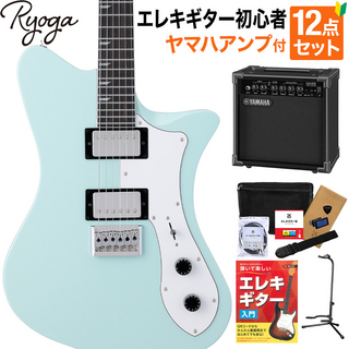 RYOGASKATER Surf Green 初心者セット ヤマハアンプ付 ハムバッカー ベイクドメイプルネック