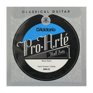 D'Addario ダダリオ BNH-3T 1/2 Set/Black/Hard クラシックギター弦