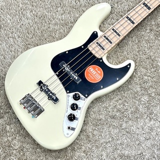 Squier by Fender Affinity Series Active Jazz Bass Maple Fingerboard / Olympic White 【4弦・アクティブ回路搭載】