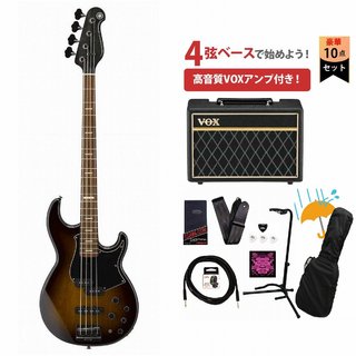 YAMAHABB734A ダークコーヒーサンバースト(DCS) BB700 Series Broad Bass アクティブベース VOXアンプ付属エレキ