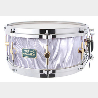 canopus The Maple 6.5x13 Snare Drum White Satin