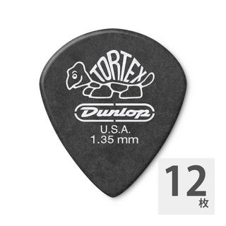Jim Dunlop 498 Tortex Jazz III XL 1.35mm Black ギターピック×12枚