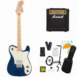 Squier by Fender Limited Edition Paranormal Esquire Deluxe Blue Sparkle Marshall MG10アンプ付属エレキギター初心者セッ