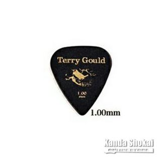 PICKBOY GP-TG-TB/100 Terry Gould Guitar Pick Teardrop 1.00mm, Black