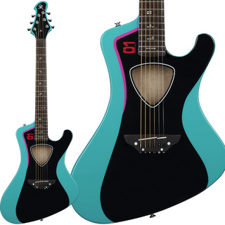 GrassRootsG-AC-Miku アコースティックギター 初音ミクモデル Miku Blue 610mmスケール