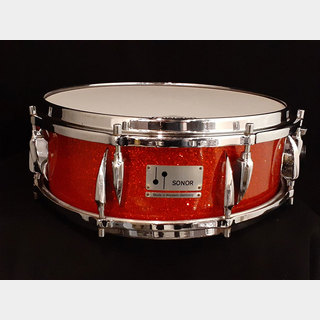 Sonor 【VINTAGE】Early 60s K-190 Red Sparkling 14"x5" 3ply Beech Shell