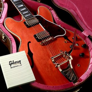 Gibson Custom Shop Murphy Lab 1959 ES-355 Ultra Light Aged Bigsby Watermelon Red(重量:4.04kg)【渋谷店】