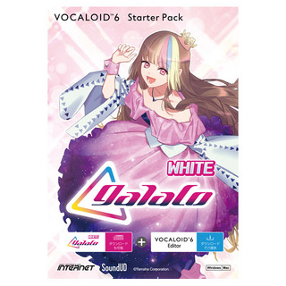 INTERNET VOCALOID6 Starter Pack galaco WHITE ダウンロード版 ギャラ子 スターターパック CV.柴咲コウ