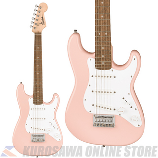 Squier by Fender Mini Stratocaster Laurel Fingerboard -Shell Pink-