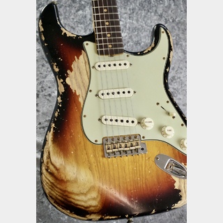 Fender Custom Shop 1963 Stratocaster Super Heavy Relic / Super Faded Aged 3Tone Sunburst [3.52kg]