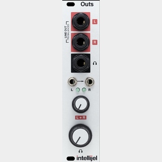 Intellijel DesignsOUTS-3U モジュラーシンセ ライン & ヘッドフォン出力モジュール【即納可能】