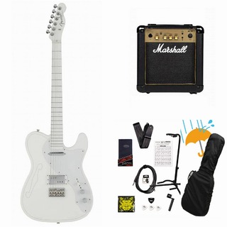 FenderMade In Japan SILENT SIREN Telecaster Maple FB Arctic White サイサイすぅモデル Marshall MG10アンプ付