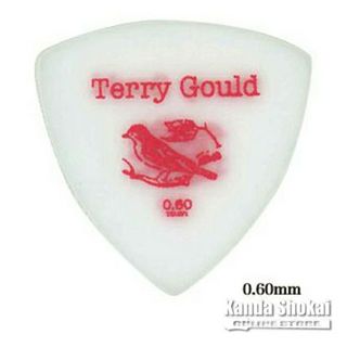 PICKBOY GP-TG-RS/06 Terry Gould Sand Grip Pick Triangle 0.60mm, White