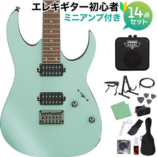 IbanezRG421S SEM ea Foarm Green Matte エレキギター初心者14点セット 【ミニアンプ付き】