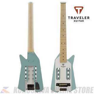 Traveler GuitarUltra-Light EDGE Blue and White (WBU)《ピエゾ搭載》【ストラッププレゼント】(ご予約受付中)