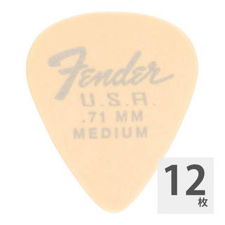 Fender フェンダー 351 Dura-Tone 0.71mm OLY ギターピック 12枚入り