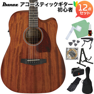 IbanezPF12MHCE OPN アコースティックギター初心者12点セット エレアコギター