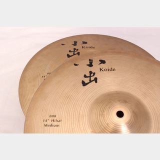 小出 808　ハイハット14インチペア【1,129＋1,318g】