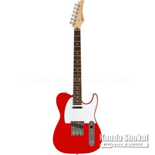 GrecoWST-STD, Red / Rosewood Fingerboard