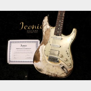 Iconic Guitars 【当店オリジナルエイジドMOD】Solana VM Ultimate Super Heavy Aged ~Shoreline Gold~ #0607 【3.37kg】