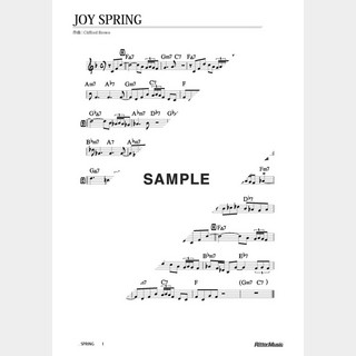 楽譜Joy Spring