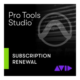 Avid Pro Tools Studio 年間サブスクリプション(更新)(9938-30003-50)(オンライン納品)(代引不可)