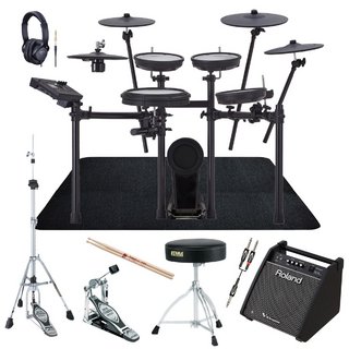 Roland TD-17KVX2 + MDS-COM xTAMAセット w/SELVAマット 純正モニタースピーカーまで揃ったコンプセット【WEBSHOP