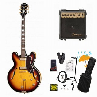 EpiphoneSheraton with Frequensator Vintage Sunburst シェラトン PG-10アンプ付属エレキギター初心者セットR【WEB