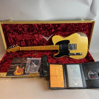 Fender Custom Shop 52 Telecaster Heavy Relic Left Hand Aged Nocaster Blonde  2020 極美