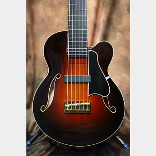 Marusya Guitars Archtop Bass 6 Spruce/Maple Sunburst