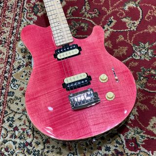 Sterling by MUSIC MAN SUB AX3FM-STP-M1 AXIS FLAME MAPLE ステイン・ピンク エレキギター