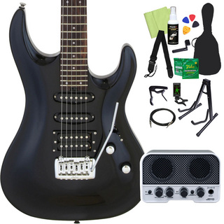 Aria Pro II MAC-STD エレキギター初心者14点セット【Bluetooth搭載ミニアンプ付き】 MBK