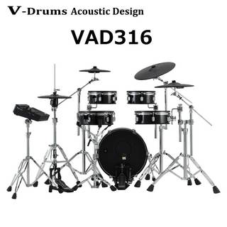 Roland VAD316 + DTS330 + KD-18-BK 電子ドラムセット　V-Drums Acoustic Desigin ローランド【即納可・新品箱在庫