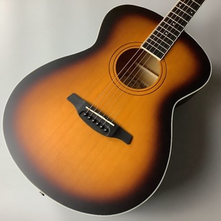 Soldin SFG-15 Brown Sunburst Satin アコースティックギター 艶消し塗装 木目調ペグ 小ぶりなフォークサイズ