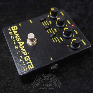 SansAmp GT2 エフェクター TECH21 SANSAMP GT2の特徴と使い方【歪み系エフェクター