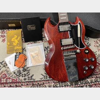 Gibson Custom ShopHistoric Collection 1964 SG Standard Reissue w/Maestro Vibrola VOS (#401264) Cherry Red