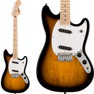 Squier by Fender SONIC MUSTANG Maple Fingerboard White Pickguard 2-Color Sunburst ムスタング エレキギター