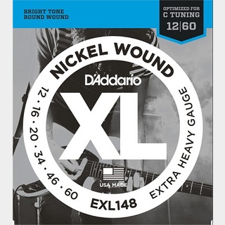 D'AddarioXL NICKEL Electric Guitar Strings EXL148 Extra Heavy 12-60 【渋谷店】