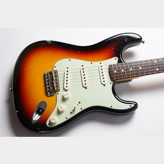 Fender Custom Shop MBS 1961 Stratocaster Relic Masterbuilt by Dennis Galuszka - 3-Color Sunburst
