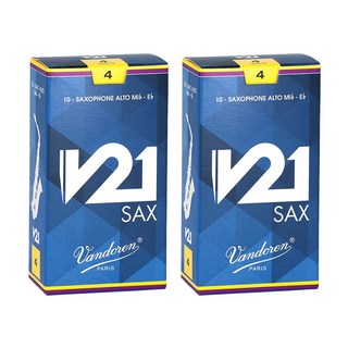VANDOREN【2個セット】《硬さ：4》アルトサックス用リード バンドレン V21