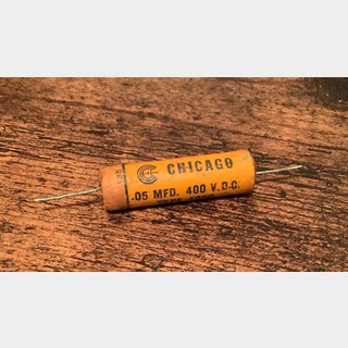 Vintage Chicago ビンテージ Chicago Wax .05 400v コンデンサ 超貴重 (シングル)