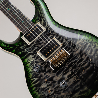 Paul Reed Smith(PRS) Wood Library Custom 24 Lefty 10Top Quilt Charcoal Jade Burst